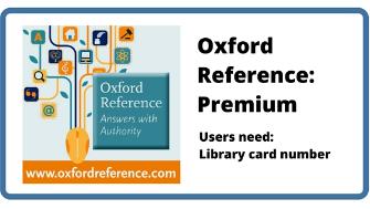 Link to Oxford reference premuim